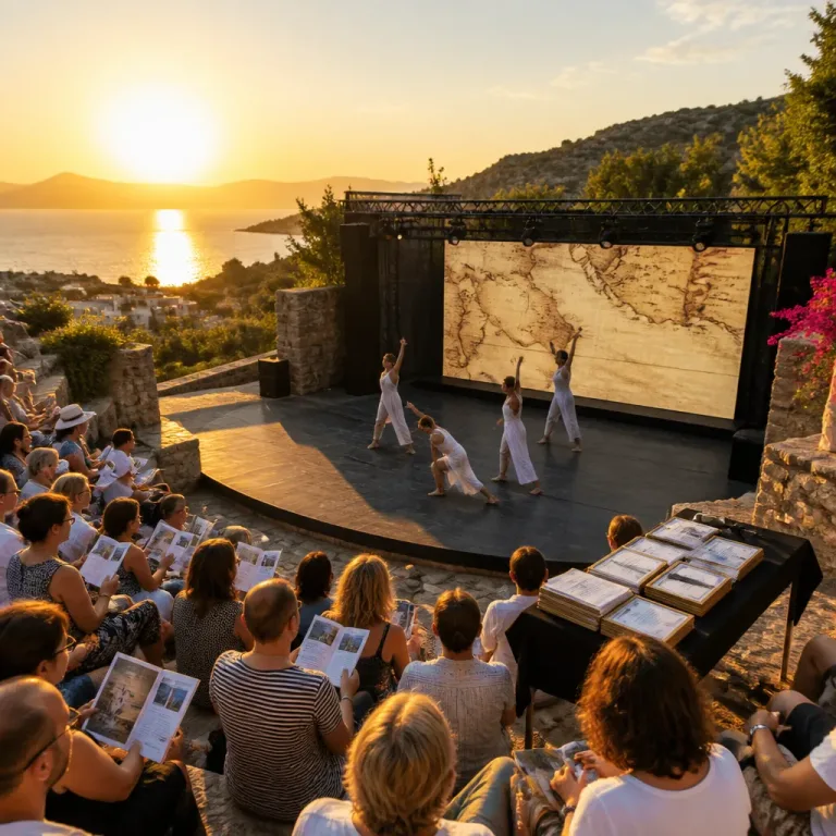 Bodrum'da gün batımında tarih anlatıldı, dansla taçlandı