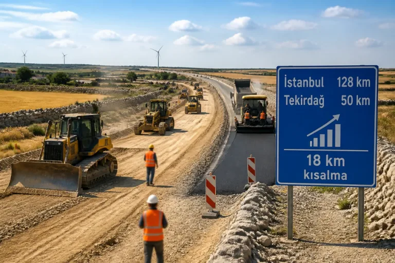 Malkara’da ulaşım hızlanıyor: Kınalı-Malkara Otoyolu ile mesafe ve süre kısalacak