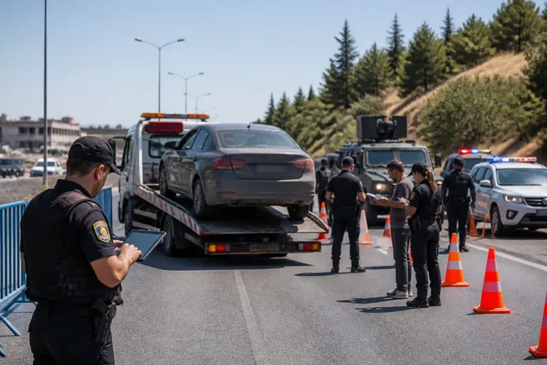 NATO Zirvesi öncesi Kırıkkale'de sıkı denetim: Eksik araçlar trafikten men edildi