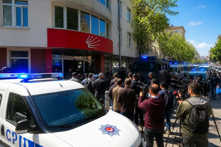 Niğde'de CHP il binasında gerginlik: Atanan ekip içeri alınmadı
