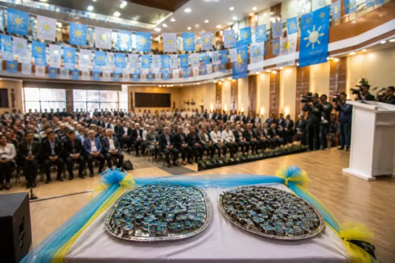 Osmaniye Düziçi'nde 60 kişi AK Parti ve MHP'den istifa edip İYİ Parti'ye katıldı