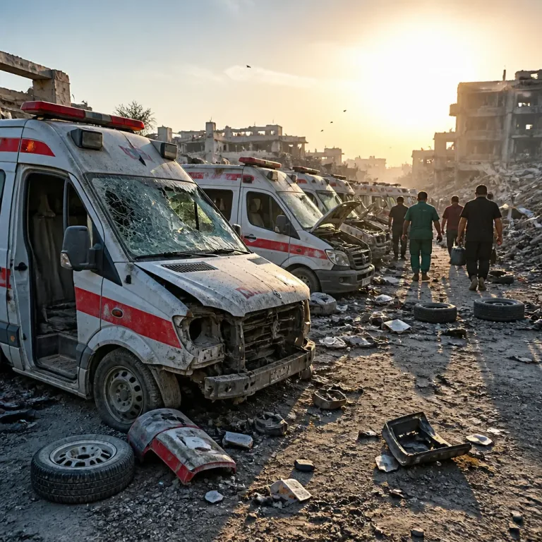 Gazze'de ambulansların yüzde 70'i devre dışı kaldı, sağlık ulaştırması çöküş tehlikesiyle karşı karşıya