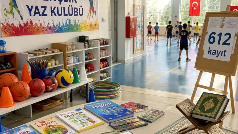 Sandıklı'da Yaz Kulübü Başladı: 612 Öğrenci Gençlik Merkezinde Kurslara Katıldı