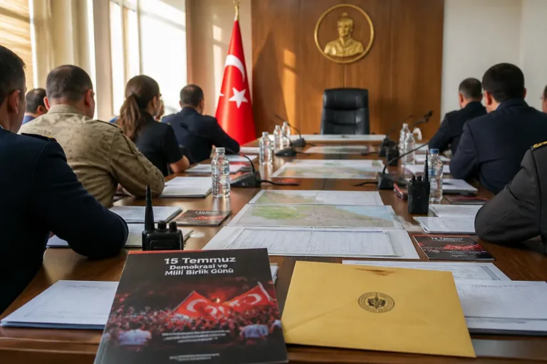Selim'de 15 Temmuz anma programları için hazırlık toplantısı yapıldı