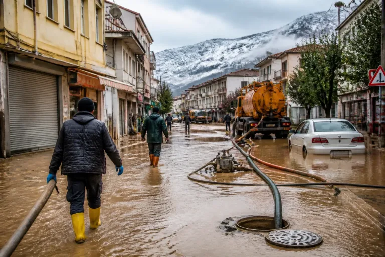 Seydişehir’de sağanak ve dolu yaşamı olumsuz etkiledi: İş yerleri ve bodrumlar suyla doldu