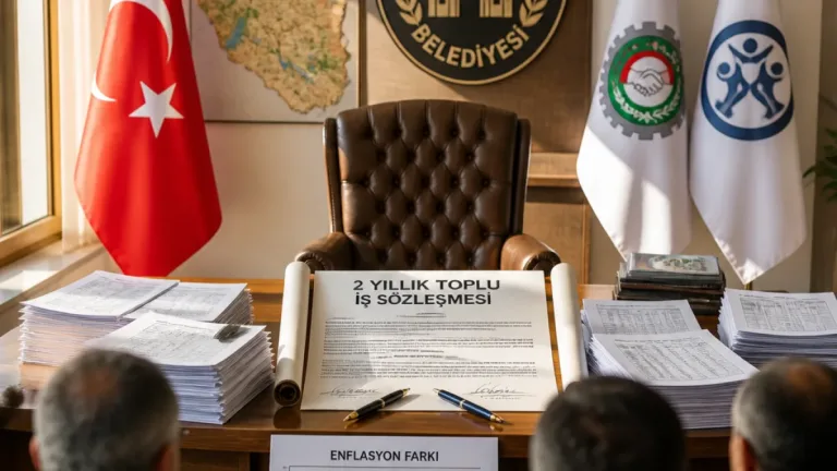 Siverek'te belediye işçilerine iki yıllık toplu sözleşme: Ücret ve sosyal haklarda düzenleme