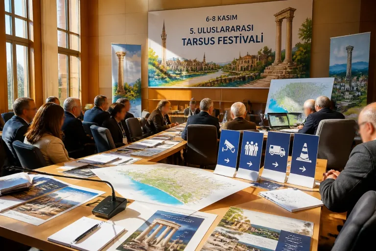 Tarsus'ta hazırlıklar hızlandı: 5. Uluslararası Tarsus Festivali 6-8 Kasım'da