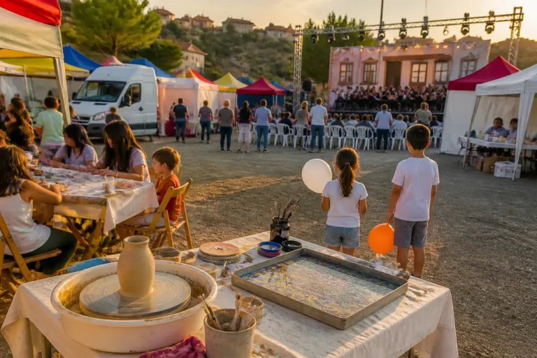 Tarsus'ta kırsal mahallelerde başlayan yaz şenlikleri çocukları ve aileleri buluşturuyor