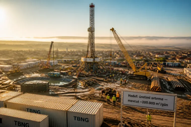 Tekirdağ’da Karacakılavuz’da yeni doğal gaz kuyusu: Hedef üretimi artırmak