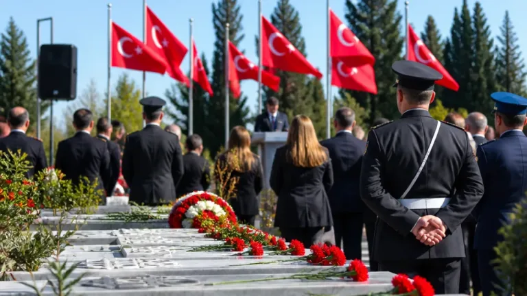 Tekirdağ protokolü 15 Temmuz’da şehitlikte buluştu, mezarlara karanfil bırakıldı