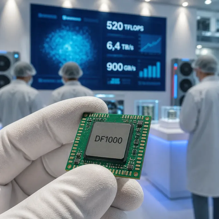 Çinli Dongfang Suanxin, 14 nm ile AI odaklı DF1000 işlemcisini tanıttı