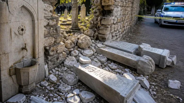 Üsküdar'da Surp Garabet Mezarlığına Saldırı: Altı Mezar ve Çeşmeye Zarar Verildi, Şüpheli Tutuklandı