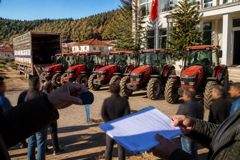 Yenice'de ORKÖY desteğiyle 5 haneye traktör teslimi kırsal üretimi hedefliyor