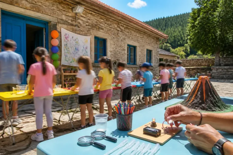 Yukarı Gökdere'de köy okulları için üç günlük bilim ve sanat şenliği